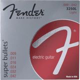 Fender Super Bullet Strings Nickel Plated Steel Bullet End 3250L .009-.042 Elektro Gitar Teli