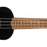 Fender Venice Soprano Ukulele Black Soprano Ukulele
