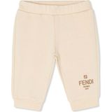 Fendi Açık Kahverengi Logolu Unisex Bebek Pantolon - 12 Ay