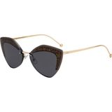 Fendi Ff 0355/S Kb7 66 Ir Fendi Kadın Güneş Gözlüğü - Füme