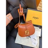 Fendi Logo Detaylı Ithal Çanta - Kahve