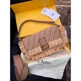 Fendi Logo Detaylı Ithal Çanta - Kahverengi