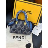Fendi Logo Detaylı Ithal Çanta - Mavi