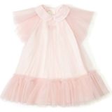 Fendi Pembe Kız Bebek Tül Elbise - 3 Yaş