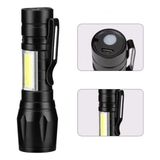 Fener LED USB Ultra Güçlü Mini Boy Şarjlı El Feneri