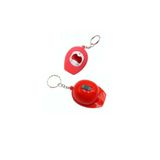 Fener ve Açacak Özellikli Baret Anahtarlık Fonksiyonlu Anahtarlık (1 ADET) (EBAT: 5,7 cm x 4,4 cm) (PRS-2168-3) (Kırmızı)