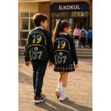 Fenerbahçe 1907 Lisanslı İlkokul Okul Sırt Çantası 25743 Futbol Takımı Taraftar 38X28x16 Cm