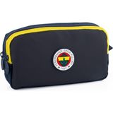 Fenerbahçe 2 Bölmeli Logo Baskılı Suni Deri Kalemlik Lacivert (25746)