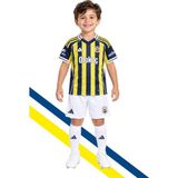 Fenerbahçe 2025/26 Çubuklu Forma, Şort, Çorap Set - 3 - 4 Yaş - Sarı - Lacivert