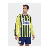 Fenerbahçe 2026/2027 Çubuklu Uzun Kollu Forma, Lacivert-Sarı, 2XL, Erkek
