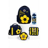 Fenerbahçe 26784 Lisanslı 5’li Okul Çantası Seti Sırt Çantası Beslenme Çantası Kalemlik Matara Beslenme Kabı