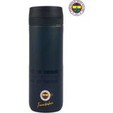 Fenerbahçe 550ML Resmi Lisanslı Rahat Içim Çift Katmanlı Paslanmaz Çelik Termos 6 Saat Sıcak Soğuk - Lacivert - 550 ml