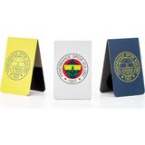 Fenerbahçe Arma 3'lü Mıknatıslı Kitap Ayracı Seti - Lisanslı Orijinal