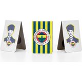 Fenerbahçe Atatürk 3'lü Mıknatıslı Kitap Ayracı Seti - Lisanslı Orijinal