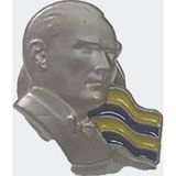 Fenerbahçe ATATÜRK BAYRAK ROZET-GÜMÜŞ