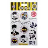 Fenerbahçe Atatürk Sticker Sheet Karışık Orijinal Lisanslı