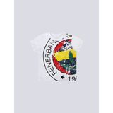 Fenerbahçe Bebek Tram Logolu Tshırt - Beyaz - 9 Ay