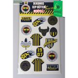 Fenerbahçe "Dekomus Cep Defteri Hediyeli" Lisanslı 3D Şekilli Etiket/Stıcker