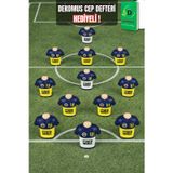 Fenerbahçe "DEKOMUS CEP DEFTERİ HEDİYELİ" LİSANSLI SİLGİLİ FORMA TASARIMLI KALEMTRAŞ "TEK ADET"