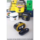 Fenerbahçe "Dekomus Cep Defteri Hediyeli" Lisanslı "Tekli" Çift Bıçaklı Pods/Kulaklık Tasarımlı Kalem