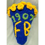 Fenerbahçe El Örgüsü Buket Battaniye Sarı-Lacivert 1907 FB