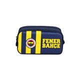 Fenerbahçe İki Gözlü Erkek Çocuk Baskılı Mavi - Sarı Okul Kalem Çantası/Kalemlik - 70016