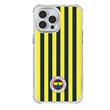 Fenerbahçe Iphone 13 Pro Max Uyumlu Çubuklu Telefon Kılıfı Lacivert