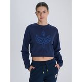 Fenerbahçe Kadın Trend Palamut Logolu Sweat 42 Beden Lacivert Renk ile Şık Tasarım