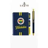 Fenerbahçe KIRTASİYE SETİ 2 Lİ SPİRALLİ PLANLAYICI BLOKNOT & HYBRID TÜKENMEZ KALEM SETİ