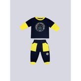 Fenerbahçe Lacivert Çizgi Logolu Bebek Takım - 2 Yaş