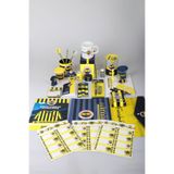 Fenerbahçe Lisanslı 1907 Desk Collection 30 Parça Kırtasiye ve Hobi Seti Kupa,Bardak Altlığı,Efsane