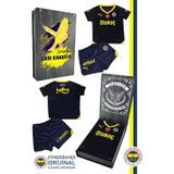 Fenerbahçe Lisanslı 23-24 Lacivert Çocuk Forma Set Hediyelik Ahşap Kutulu