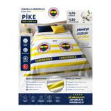 Fenerbahçe Lisanslı Bandrollü Tek Kişilik Pike – %70 Pamuk %30 Polyester – “Yaşa Fenerbahçe!” 🟡💙