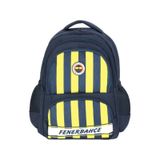 Fenerbahçe Lisanslı Çubuklu Okul Çantası Sırt Çantası Kod:25739 Orijinal Çok Renkli