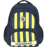 Fenerbahçe Lisanslı Çubuklu Okul Çantası Sırt Çantası Kod:25739 Orijinal