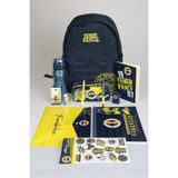 Fenerbahçe LİSANSLI FULL LİSE KIRTASİYE SETİ BÜYÜK BOY OKUL ÇANTASI,KALEM ÇANTASI VE 700 ML MATARA S