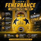 Fenerbahçe Lisanslı Futbol Topu No:5 430 Gr Dayanıklı Dikişli Profesyonel Top