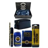 Fenerbahçe Lisanslı Lacivert Kutu Kalemtraş Ahşap Kutulu 6Lı Kırtasiye Seti