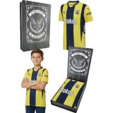 Fenerbahçe Lisanslı Unisex 24-25 Yeni Sezon Çubuklu Çocuk Forması Lazer Kutu He