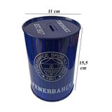 Fenerbahçe Metal Kumbara Orta Boy Orjinal Lisanslı 1 Adet FB Kumbara Taraftar Kumbara Sarı Kanarya 11x15.5 cm