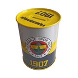 Fenerbahçe Metal Kumbara Orta Boy Orjinal Lisanslı 1 Adet FB Kumbara Taraftar Kumbara Sarı Kanarya 12x9 cm