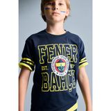 Fenerbahçe New Regular Fıt Bisiklet Yaka Kısa Kollu Tişört Erkek Çocuk