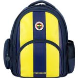 Fenerbahçe Okul Çantası Çubuklu Suni Deri İlkokul Sırt Çantası