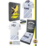 Fenerbahçe Orijinal 24/25 Beyaz Forma & Silikon Bileklik Set Hediyelik Ahşap Kutulu