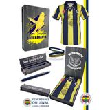 Fenerbahçe Orijinal Lisanslı 100. Yıl Forma Uçlu Kalem + Bileklik Set Hediyelik Ahşap Kutulu