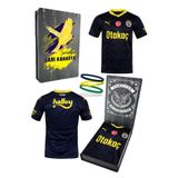 Fenerbahçe Orijinal Lisanslı 23-24 Lacivert Forma + Bileklik Set Hediyelik Ahşap Kutulu