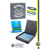 Fenerbahçe Orijinal Lisanslı 3'lü Silikon Bileklik Hediyelik Ahşap Kutulu