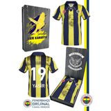 Fenerbahçe Orijinal Lisanslı Kişiye Özel 100. Yıl Forma Hediyelik Ahşap Kutulu