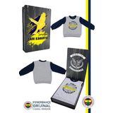 Fenerbahçe Orijinal Lisanslı Lacivert Bebek Sweat Hediyelik Ahşap Kutulu