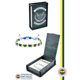 Fenerbahçe Orijinal Lisanslı Miyuki Cam Taneli Bileklik Hediyelik Ahşap Kutulu